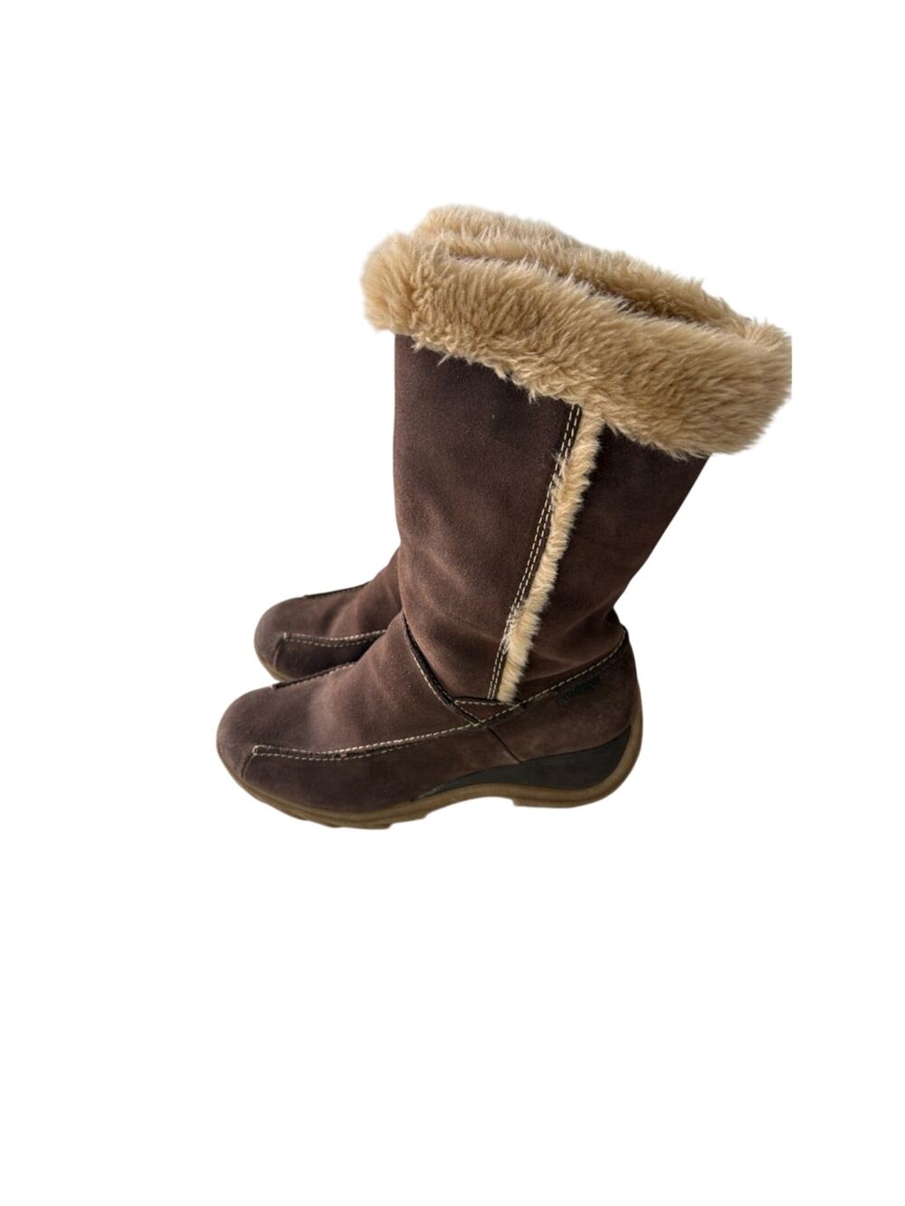 Sporto waterproof Brown Faux-Fur Trim Winter Boots size 7.5